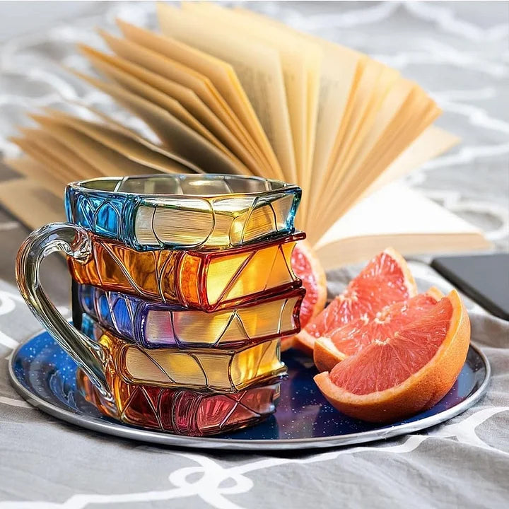 BogMug™ - Bogdesign Krus i Hærdet Glas