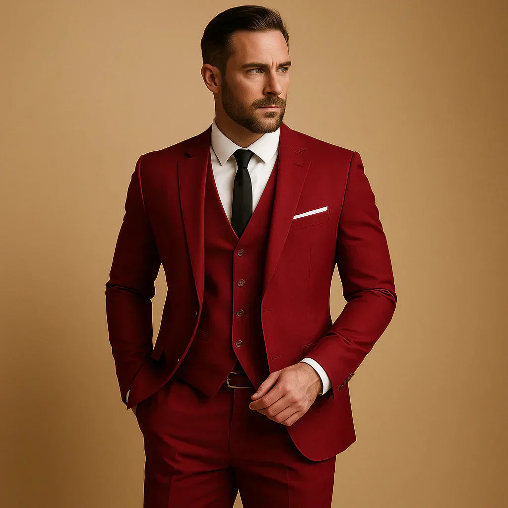Serguei - Men's 3pcs Suit with Jacket & Pants