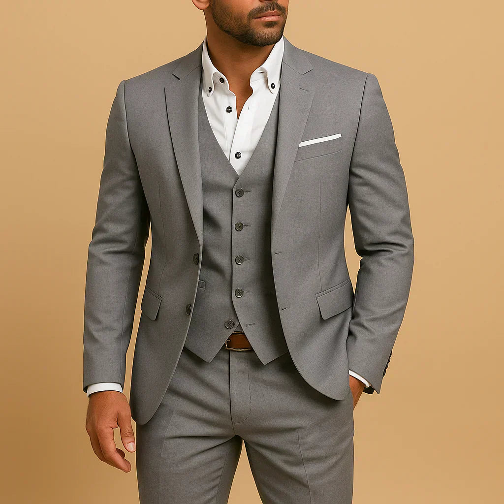 Serguei - Men's 3pcs Suit with Jacket & Pants