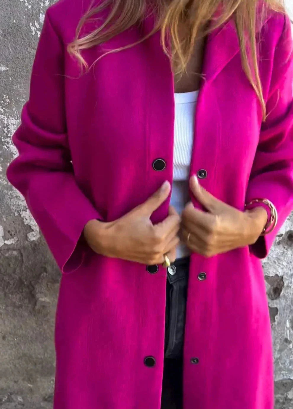 Brigitte - Gilet Long à Capuche