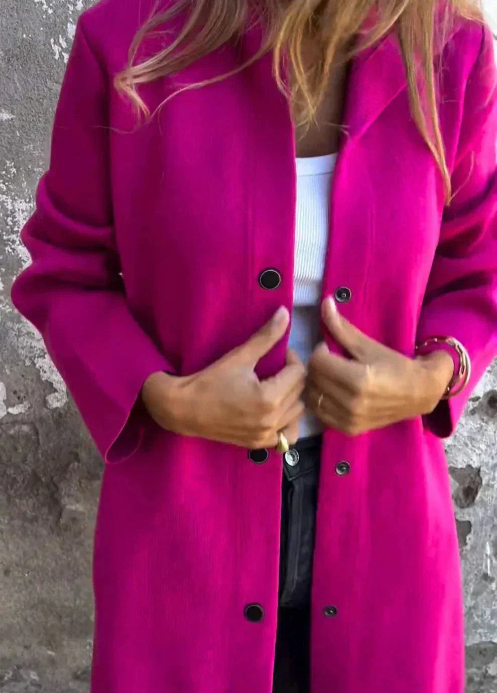 Brigitte - Gilet Long à Capuche