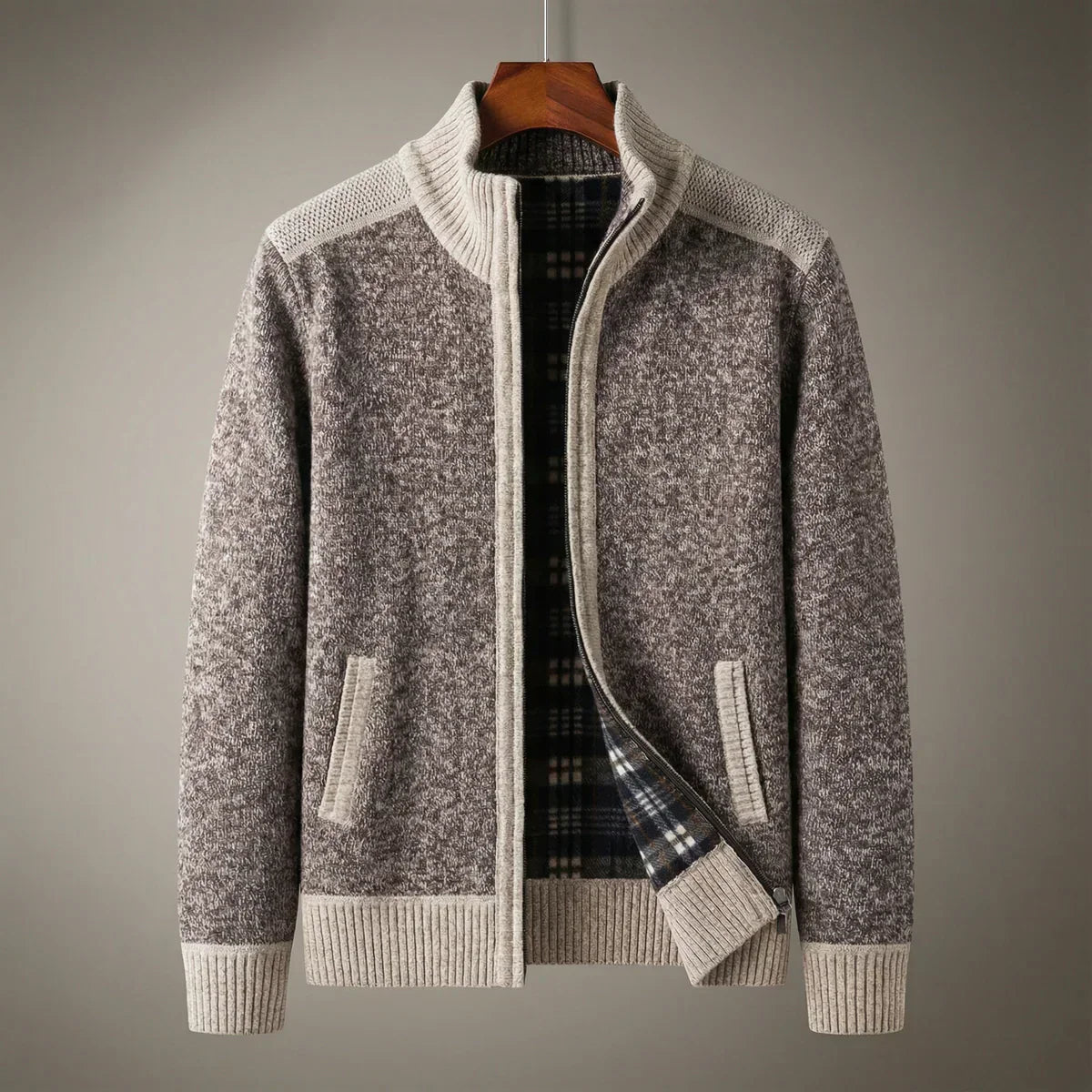 Timothé - Gilet Zippé en Maille d'Exception