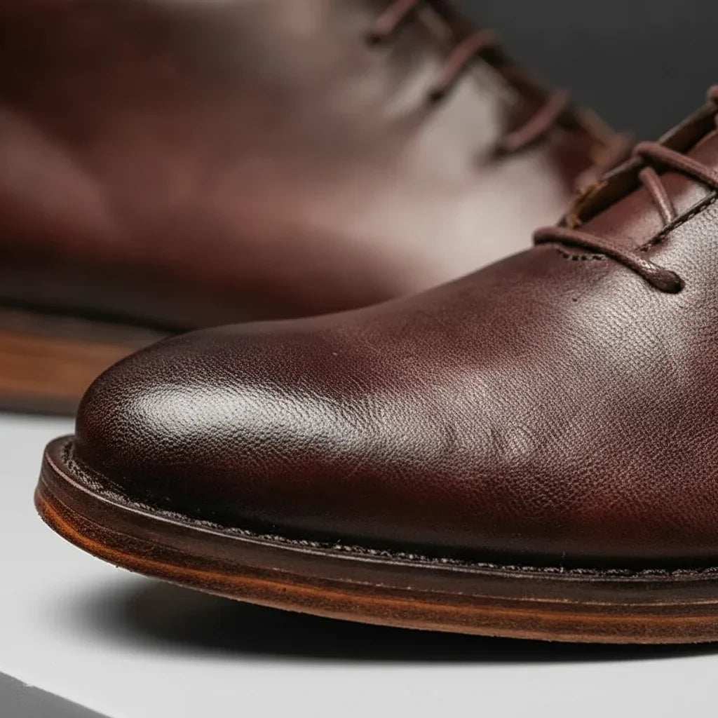 Robbin - Handcrafted Leather Boots with Natural Leather