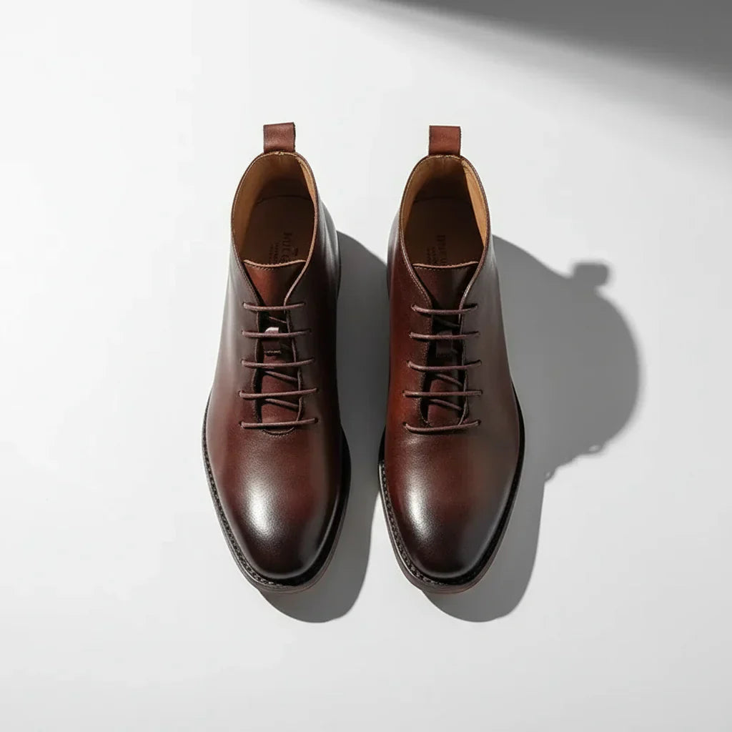 Robbin - Handcrafted Leather Boots with Natural Leather