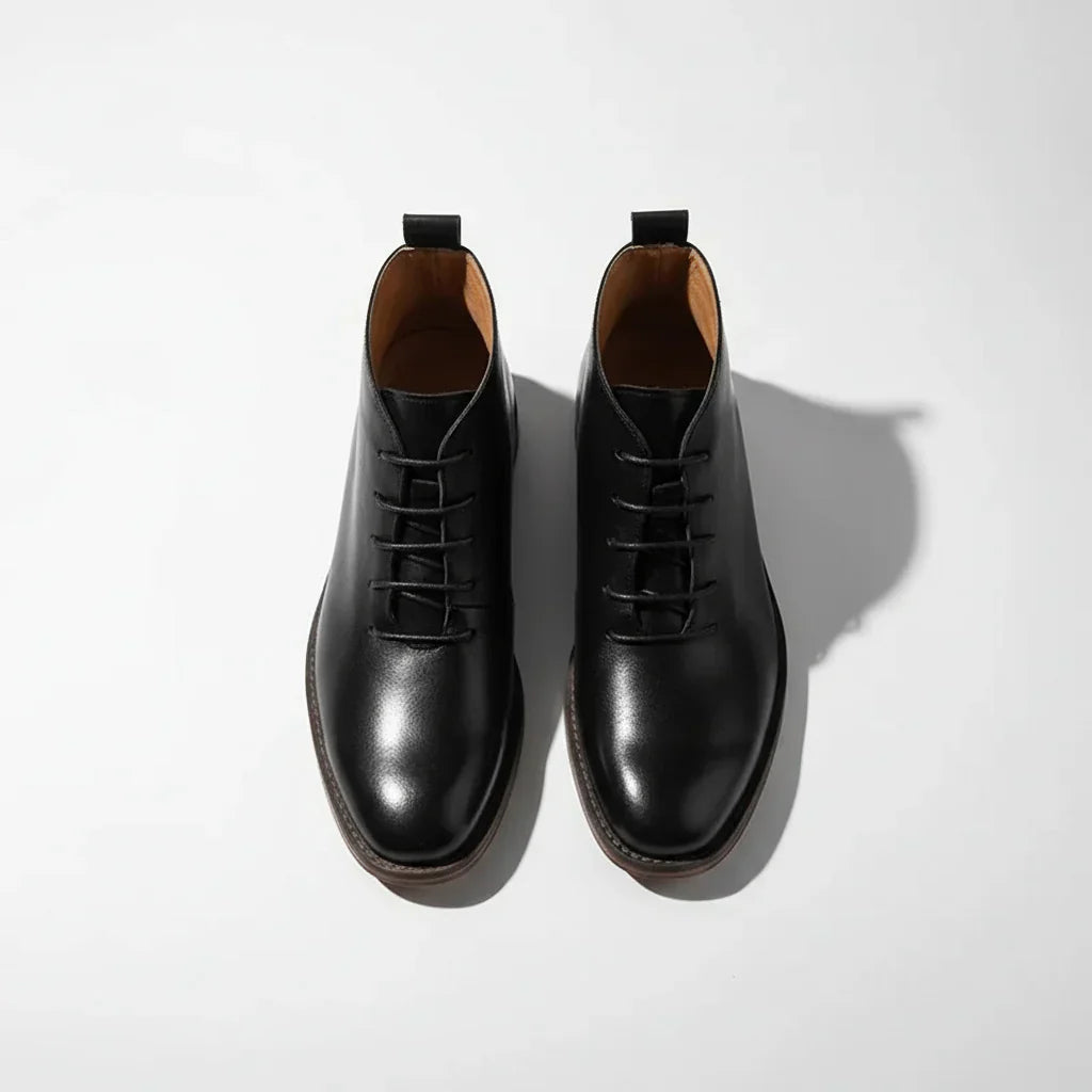Robbin - Handcrafted Leather Boots with Natural Leather