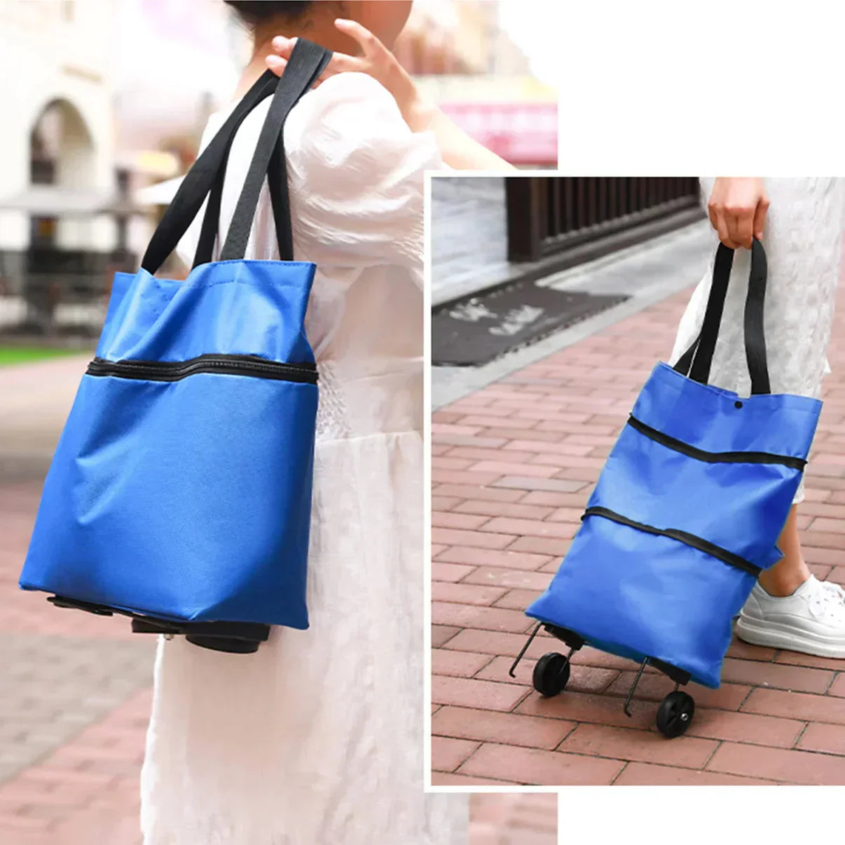 Kadd'go® Sac Cabas Convertible en Chariot de Courses