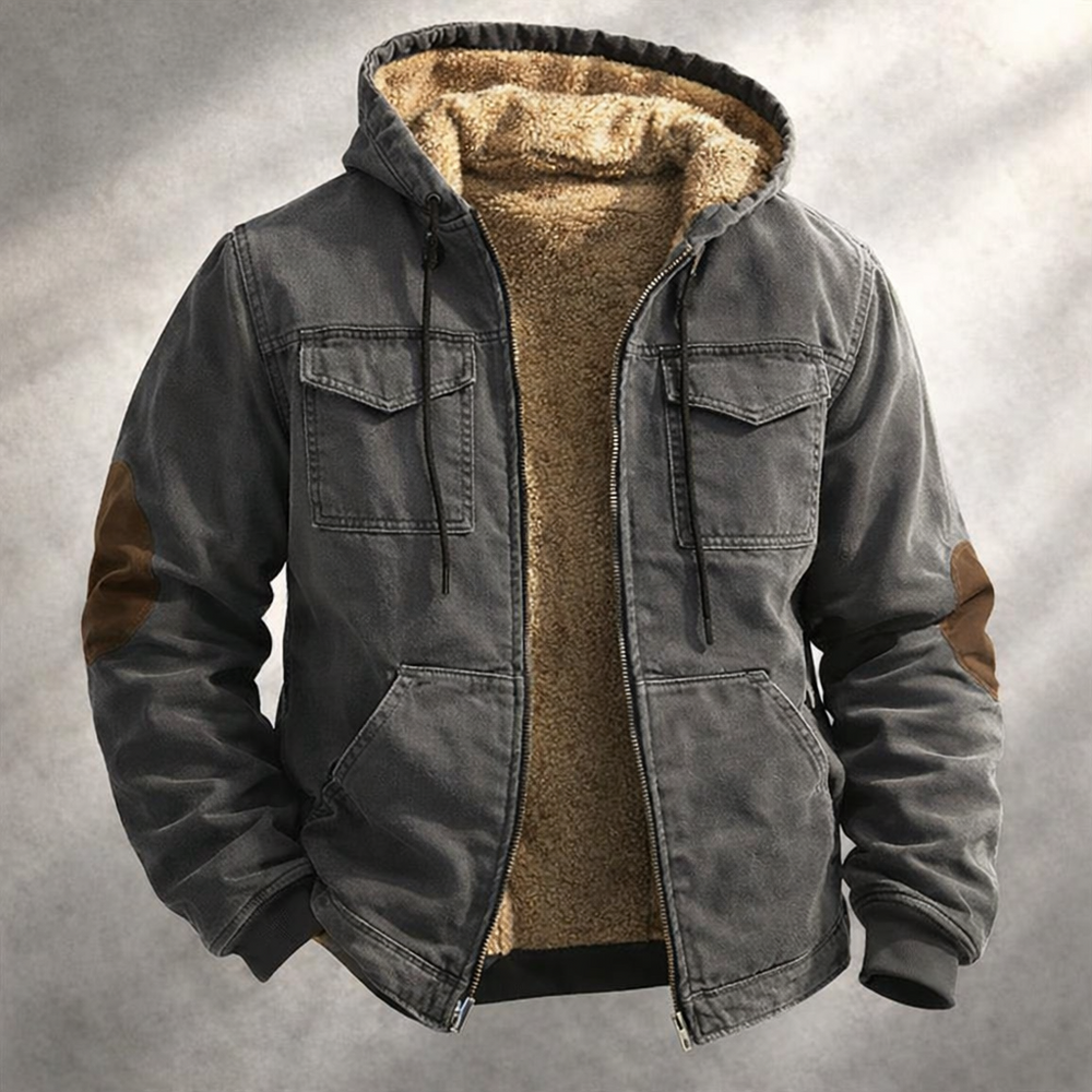 Gishto - Reliable Cargo Style Fleece Jacket