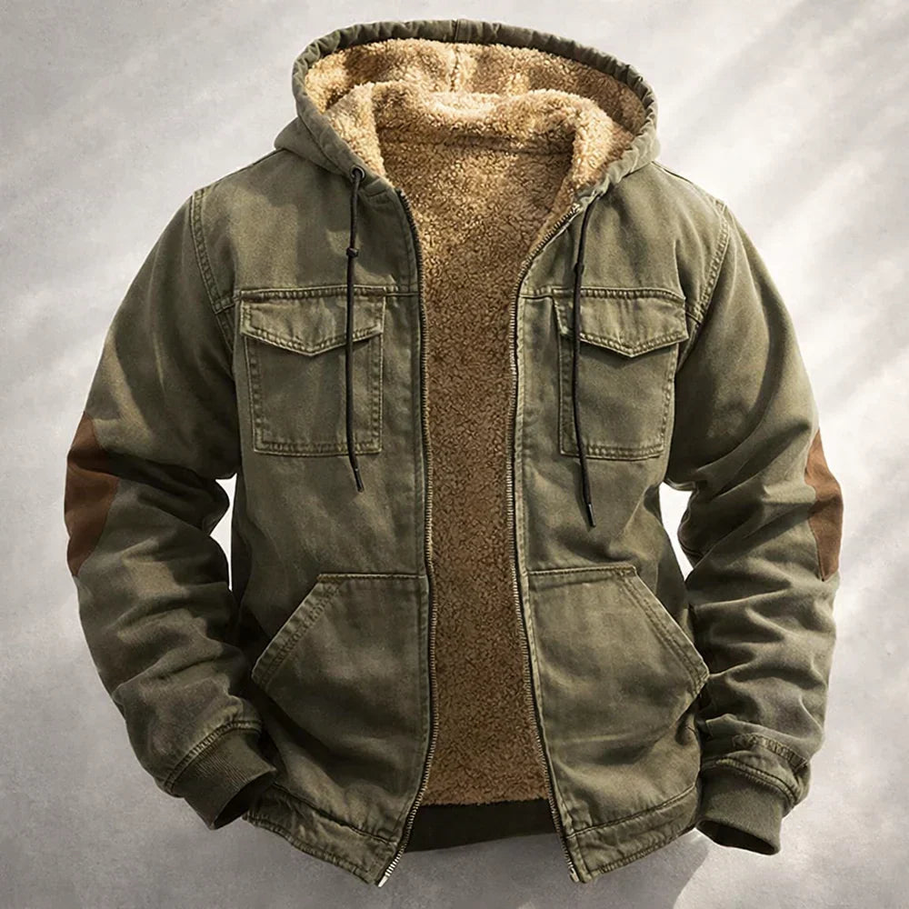 Gishto - Reliable Cargo Style Fleece Jacket