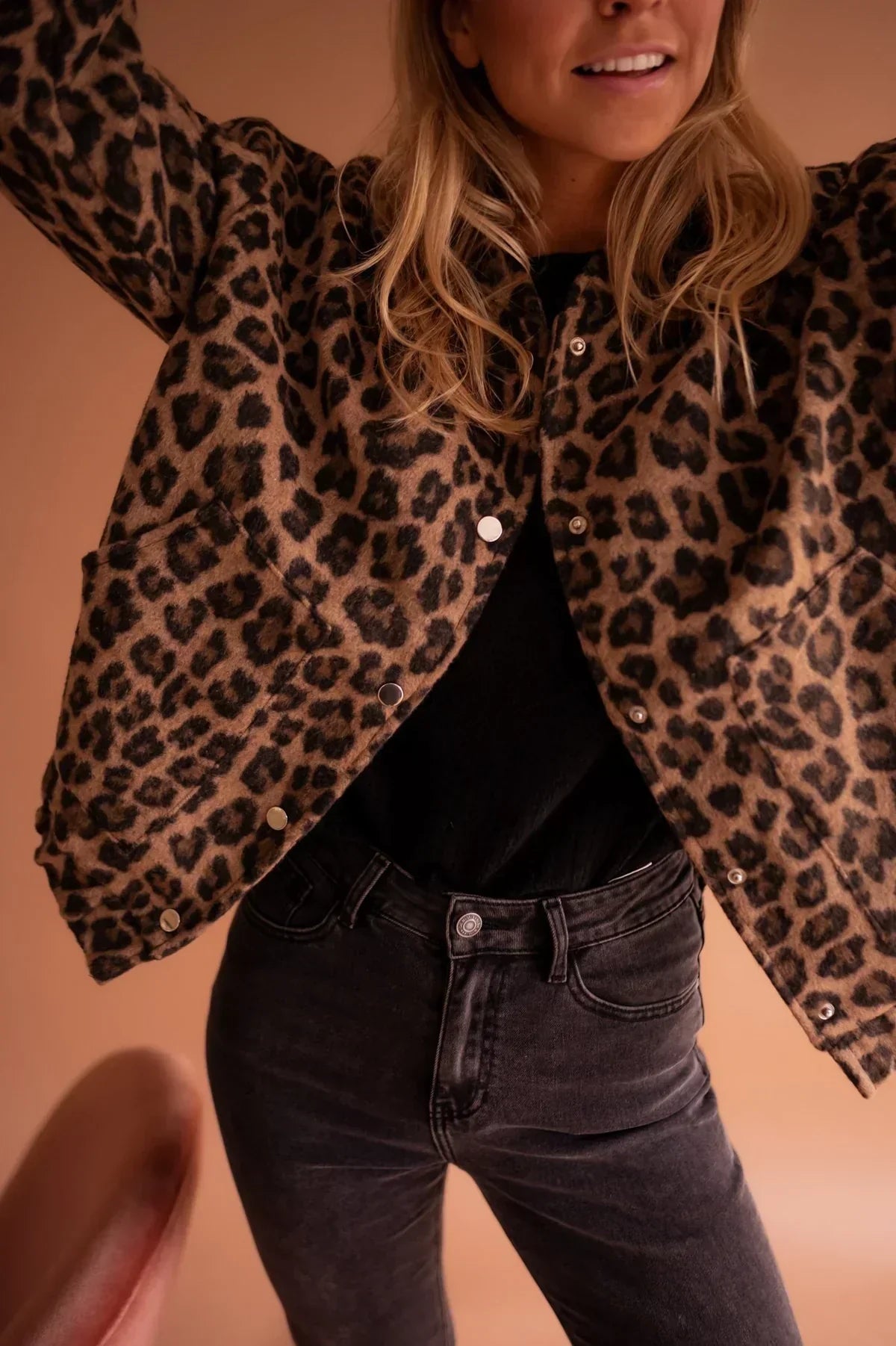 Vicky - Trendová Leopardia Bunda Prémiovej Kvality