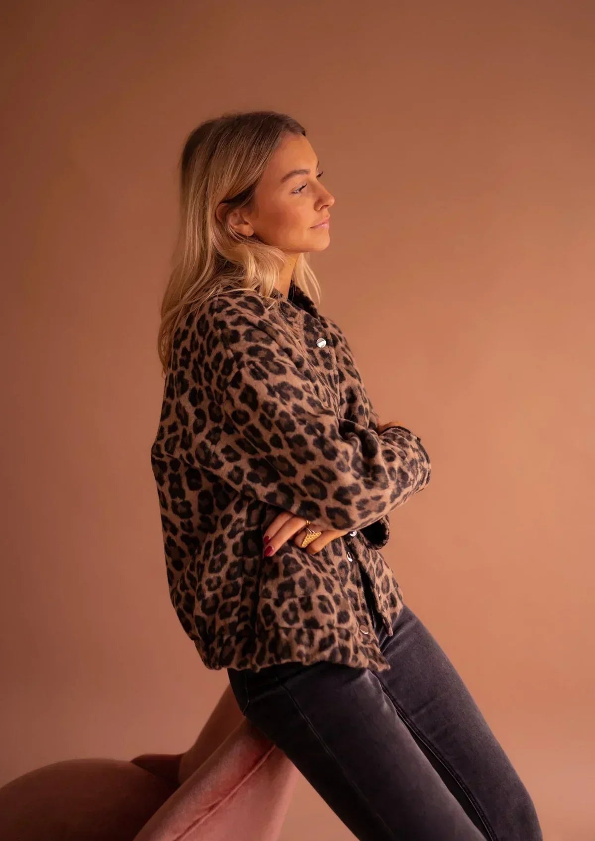 Vicky - Trendová Leopardia Bunda Prémiovej Kvality