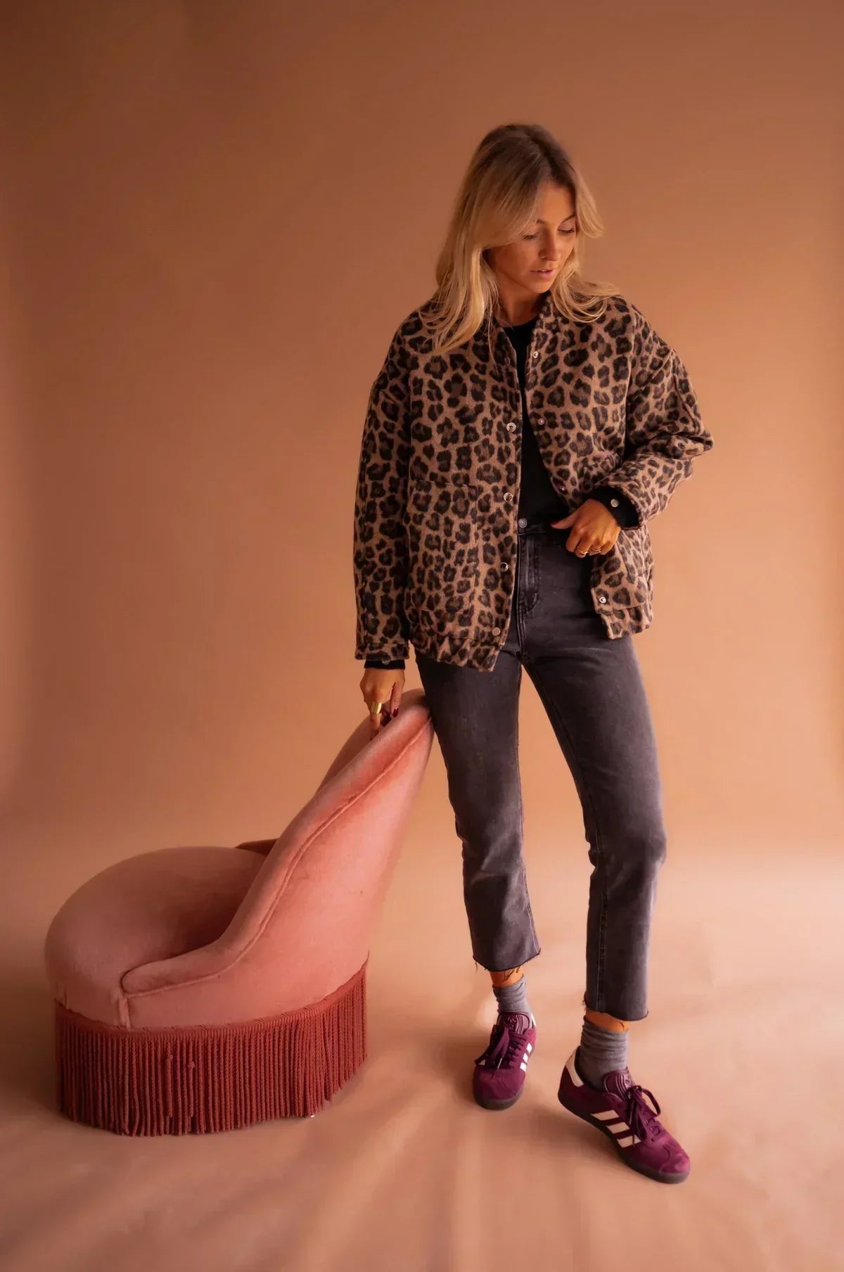 Vicky - Trendová Leopardia Bunda Prémiovej Kvality