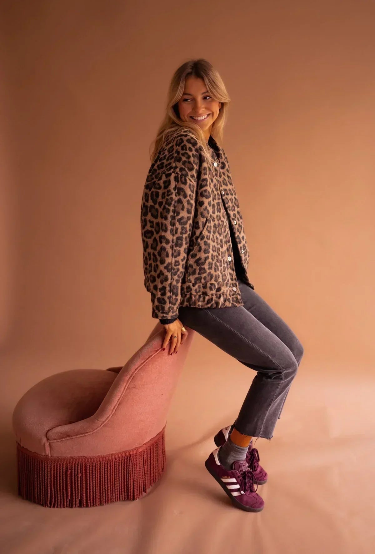Vicky - Trendová Leopardia Bunda Prémiovej Kvality