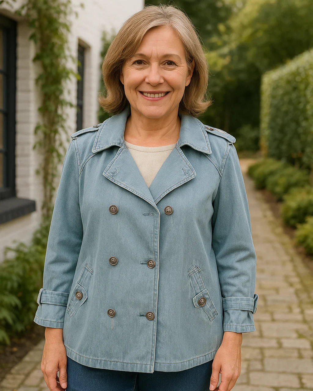 Birthe - Exkluzívna Prémiová Džínsová Bunda