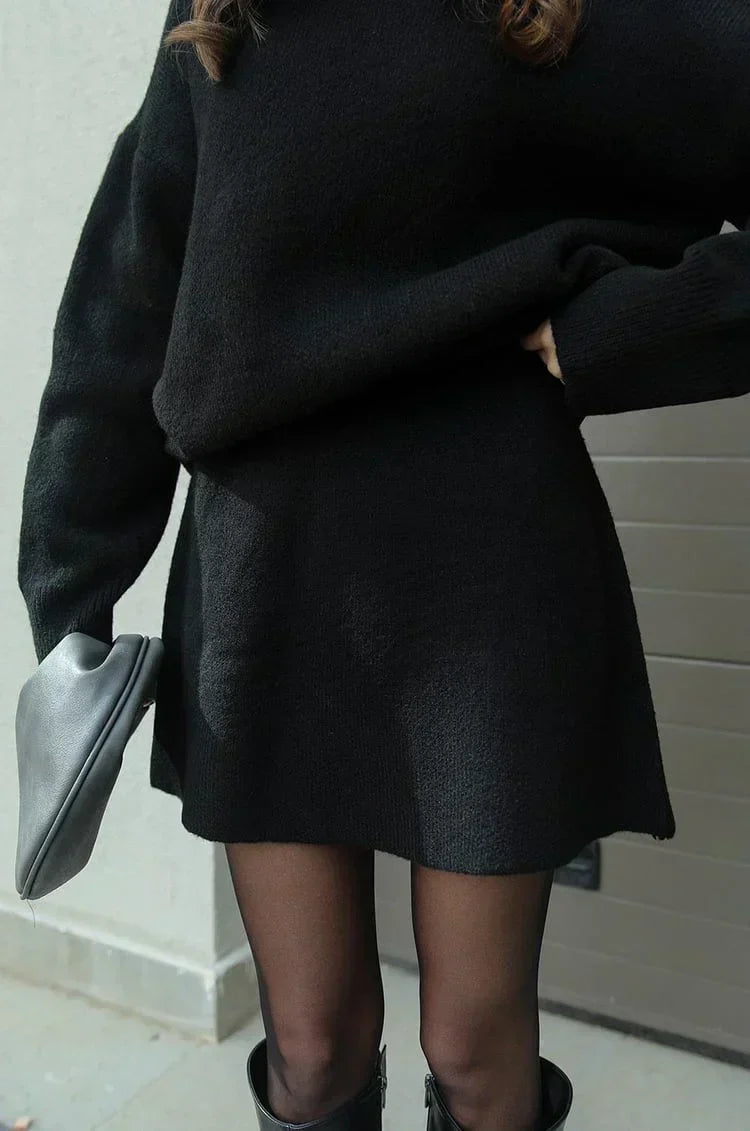 Emmy - Ensemble Pull et Jupe Douceur Cachemire
