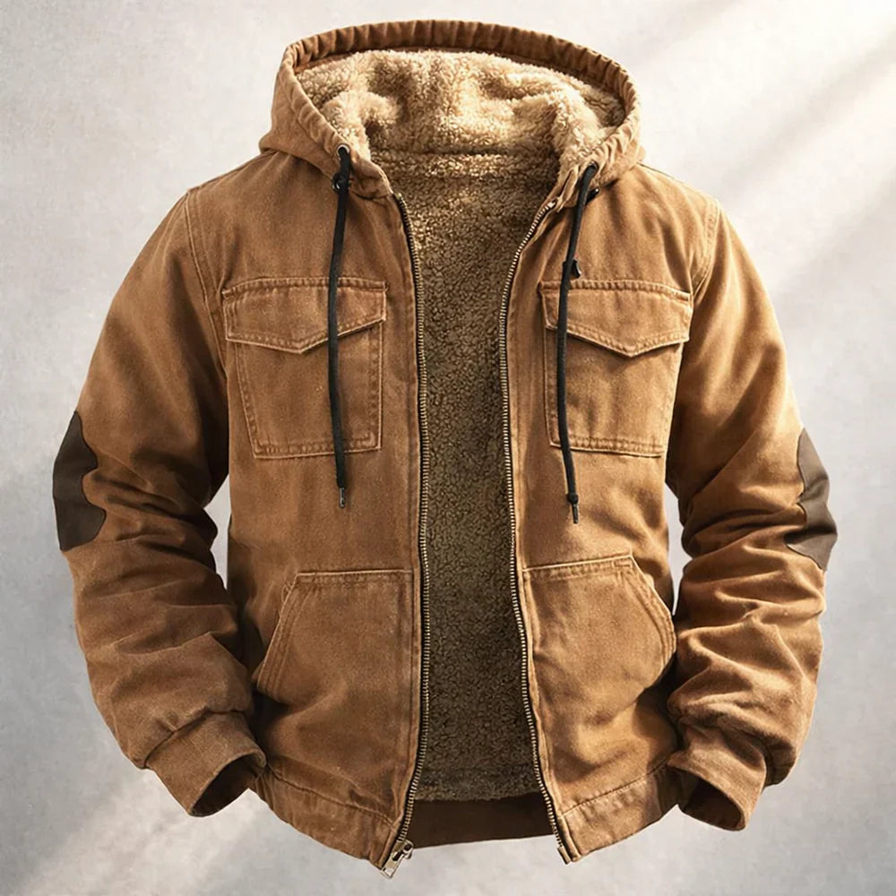 Gishto - Reliable Cargo Style Fleece Jacket