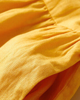 Janine - Beskeden Skjortekjole i Hør