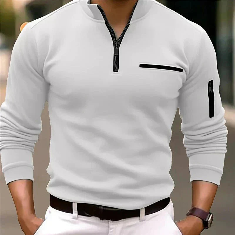 Tom - Sweat Doux Col Camionneur Homme