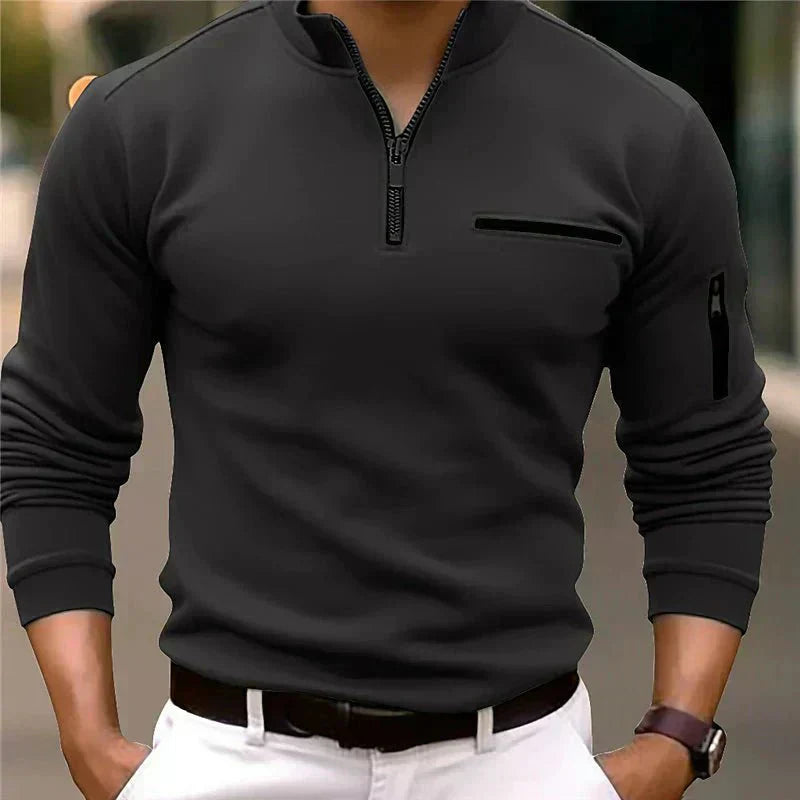 Tom - Sweat Doux Col Camionneur Homme