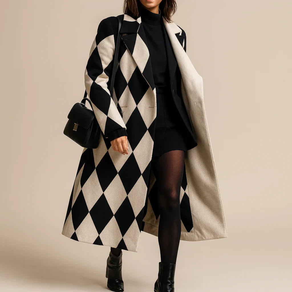 Alisiya - Manteau en Laine Collection Arty