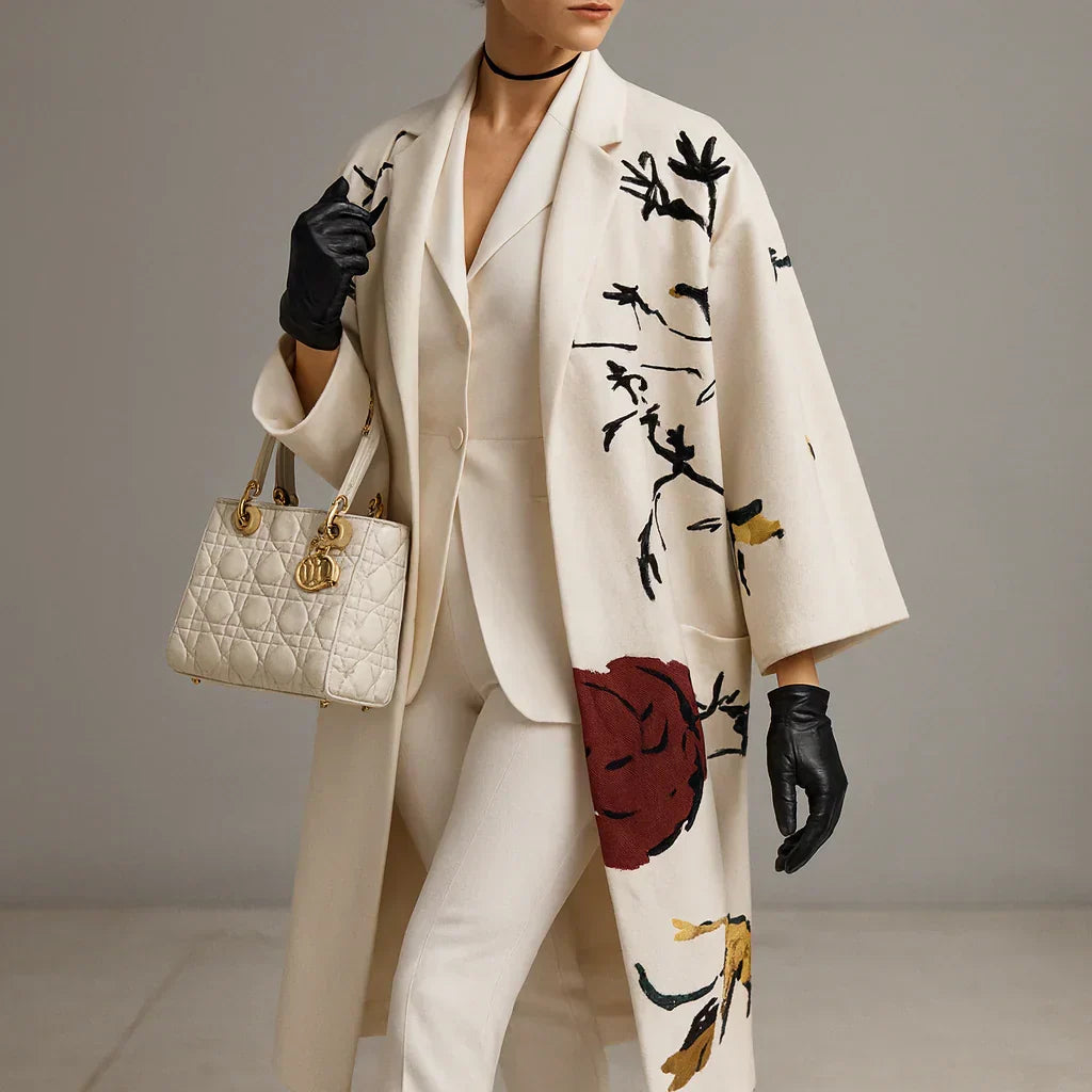 Alisiya - Manteau en Laine Collection Arty