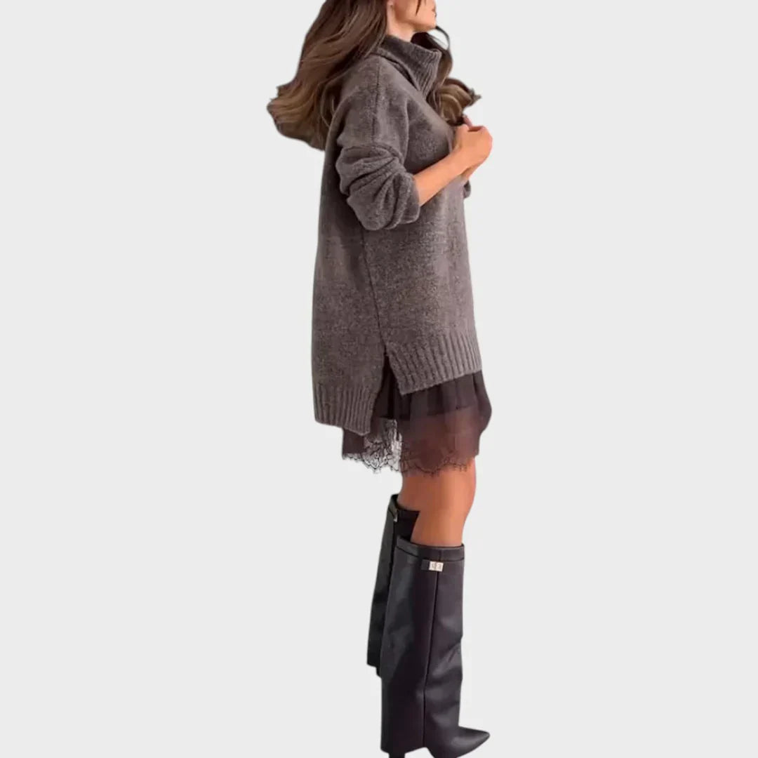 Barbary - Ensemble 2pcs Pull et Robe Superposable