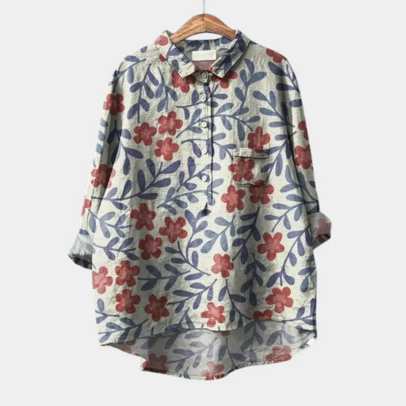 Fanny - Chemisier Femme Imprimé Jovial