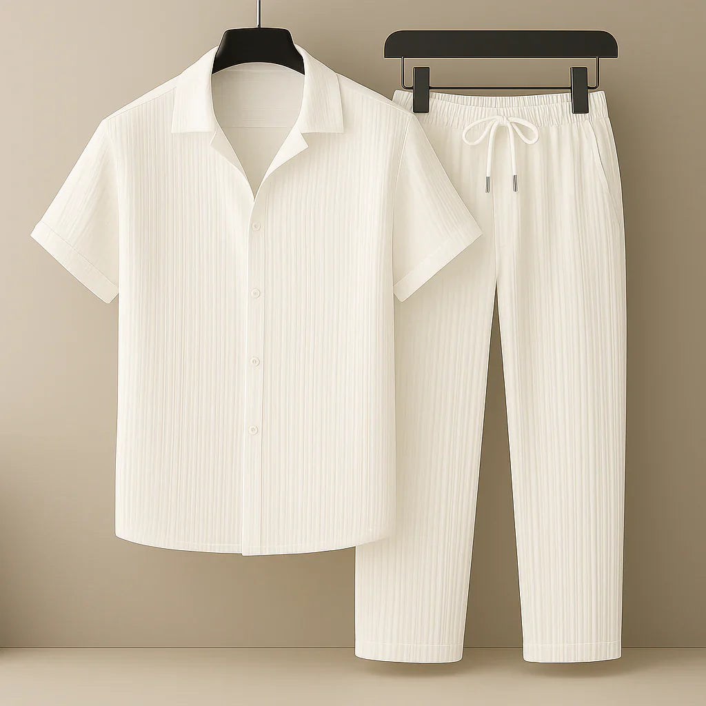 Isaac - Prémiová Ľanová Košeľa a Nohavicová Súprava