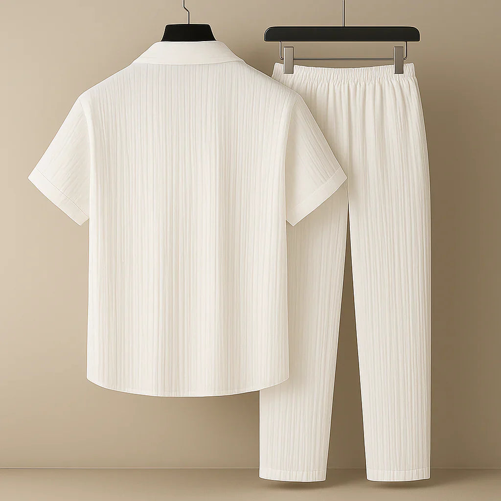 Isaac - Prémiová Ľanová Košeľa a Nohavicová Súprava