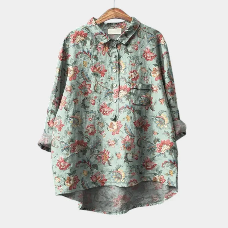 Fanny - Chemisier Femme Imprimé Jovial