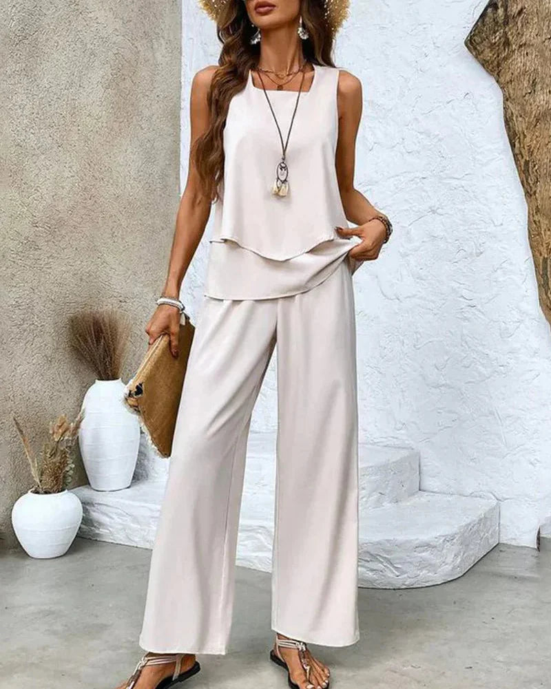 Elanor - Elegantná Prúdiaca Hodvábna 2ks Súprava