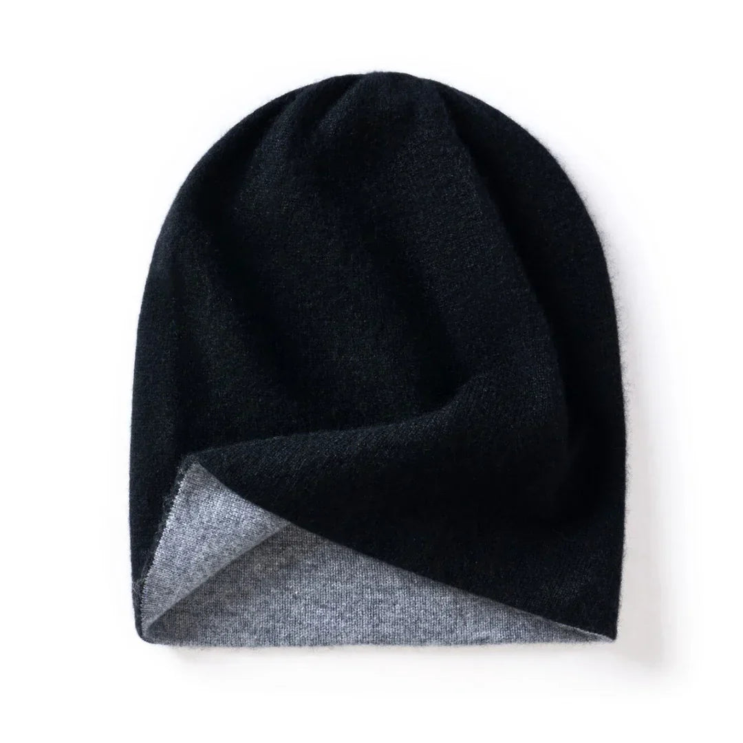 Payne - Bonnet en Cachemire Réversible Ultra Doux