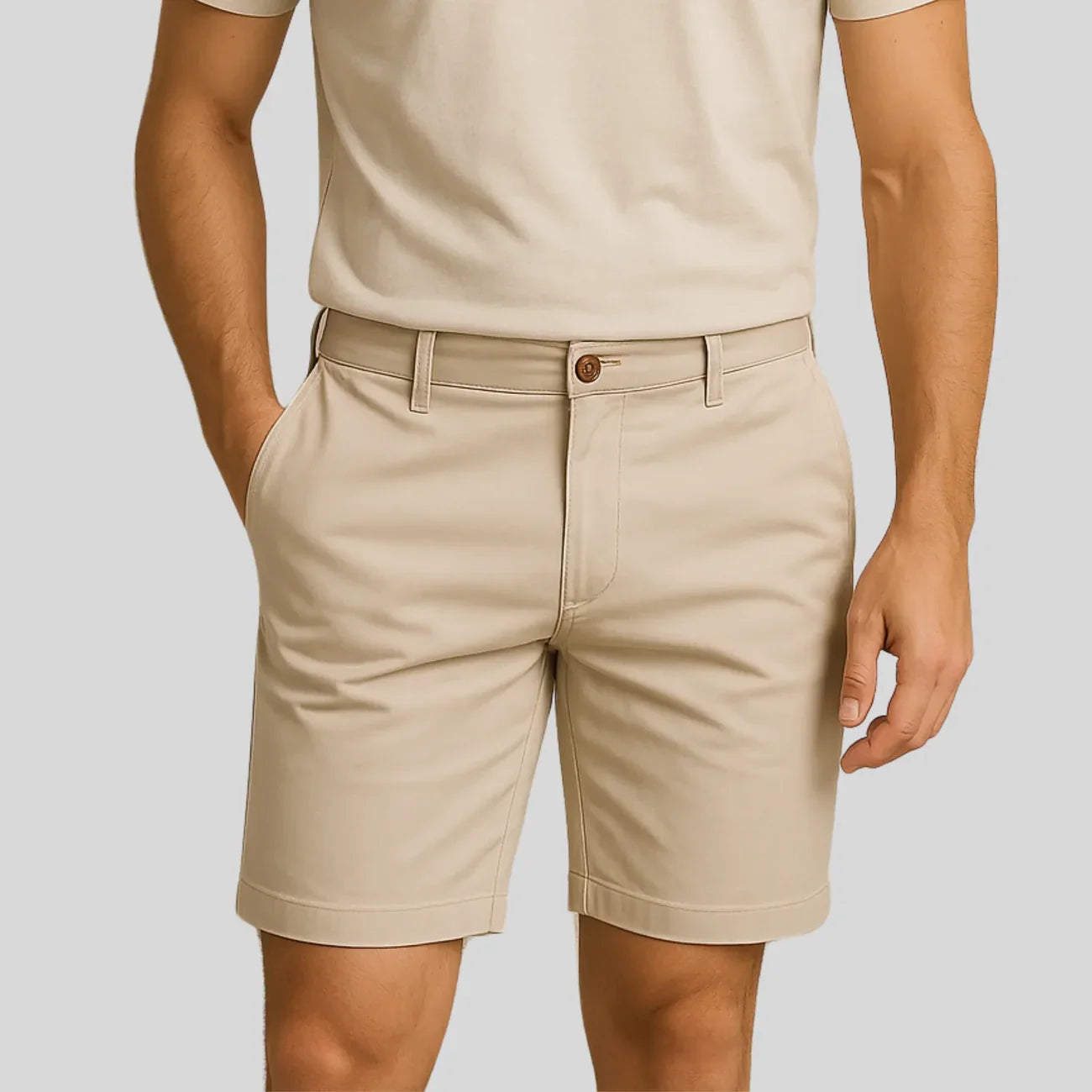 Charly - Elegante Åndbare Shorts i Hør