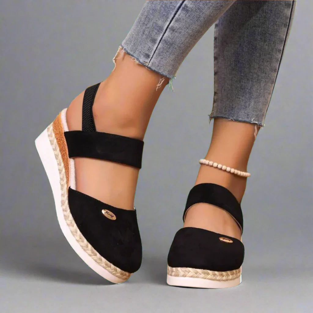 Dalina - Ortopædiske Espadriller med Platform