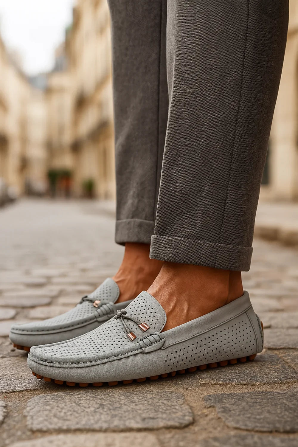 Florent - Elegante Åndbare Læder Loafers