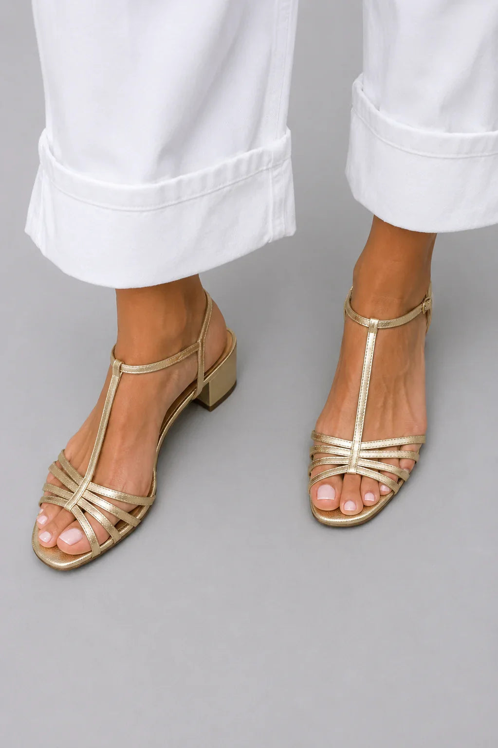 Ysaline - Sandalias Bajas Refinadas Femeninas