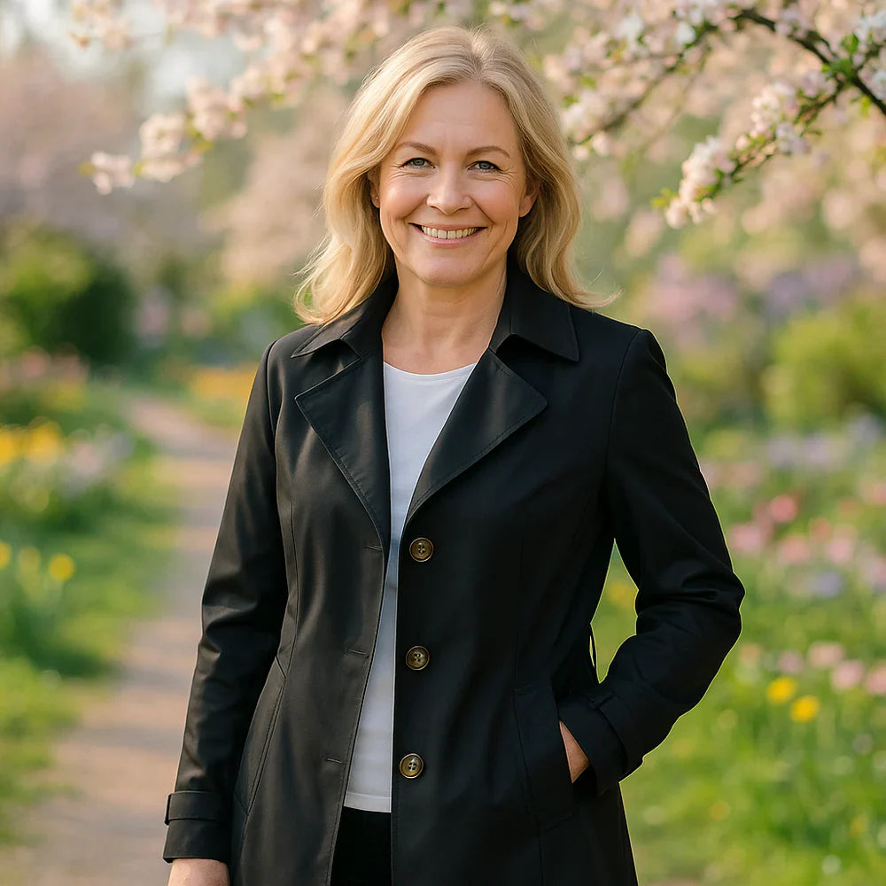 Elisenda - Klasický Esenciální Středně Dlouhý Trenchcoat