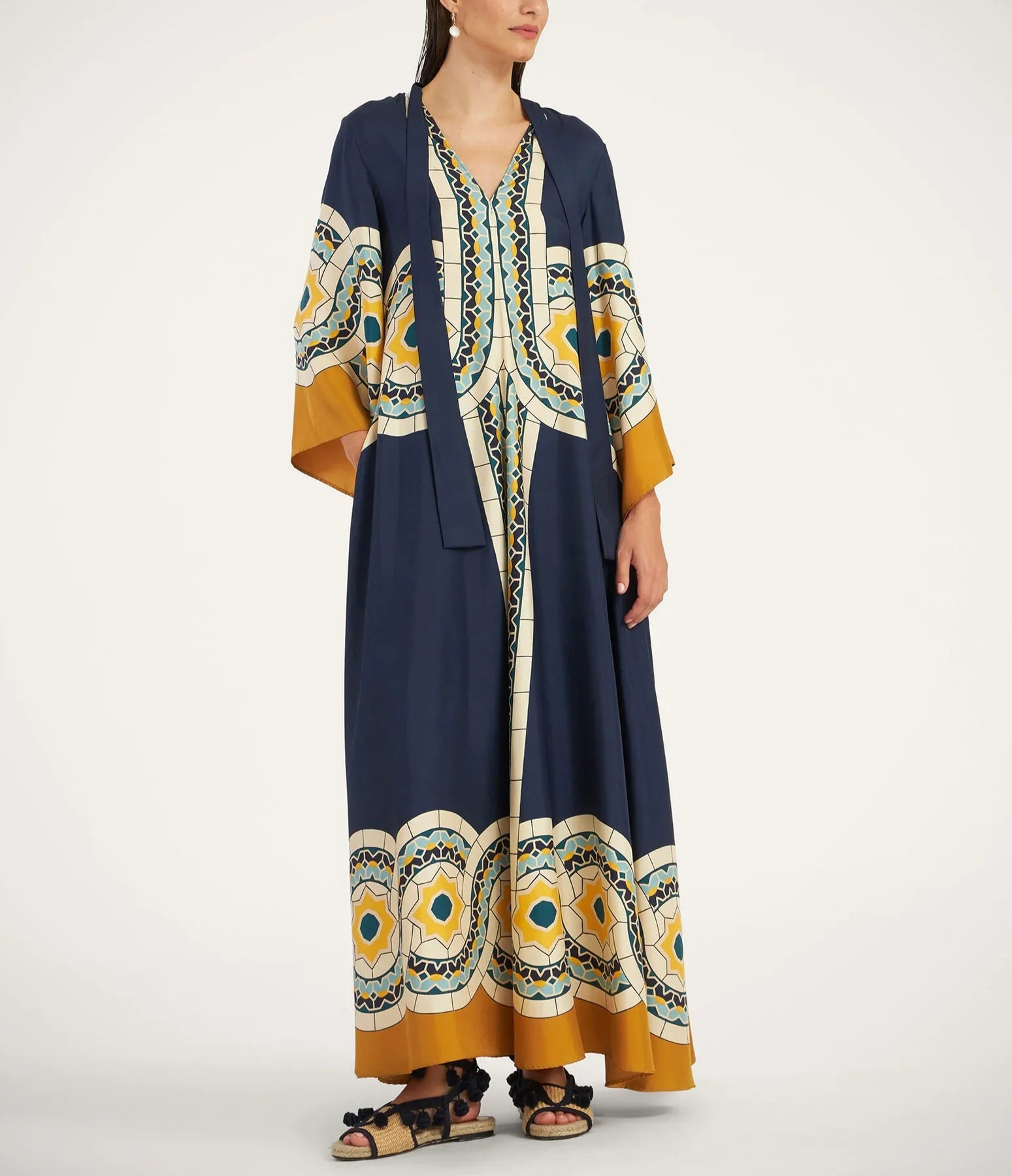 Giuseppa - Luksuriøs Delikat Maxikjole i Satin