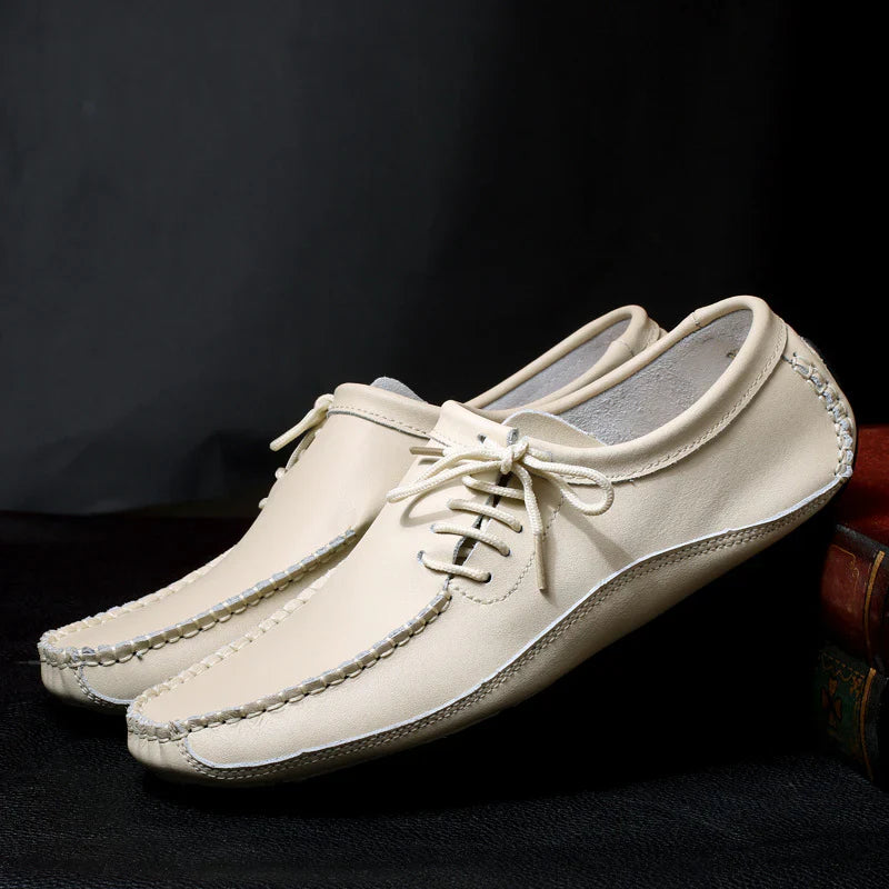 Felipe - Eksklusive Snøremokkasiner i Fineste Læder