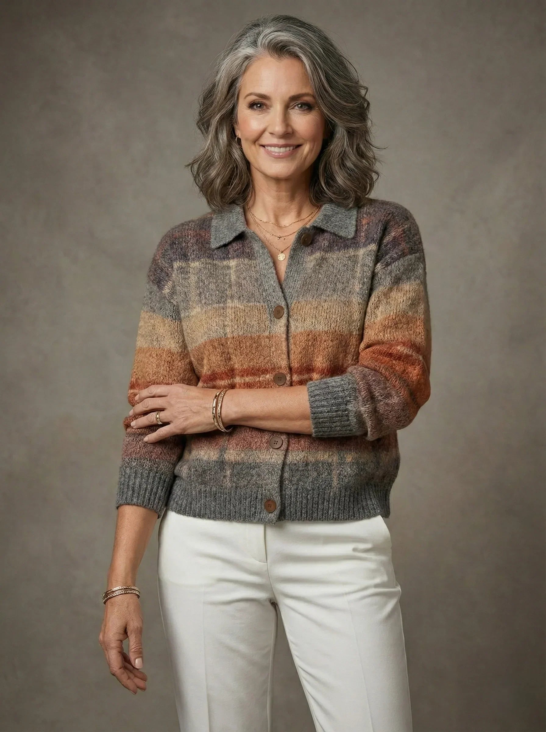 Judith - Кардиган-Сорочка З Трикотажу Вищої Якості