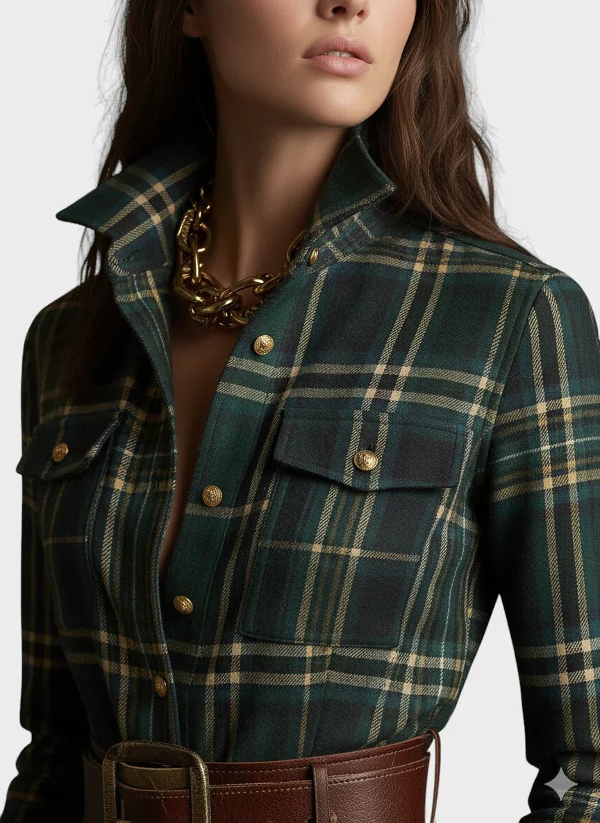 Céleste - Majestueuse Robe Chemise Rétro