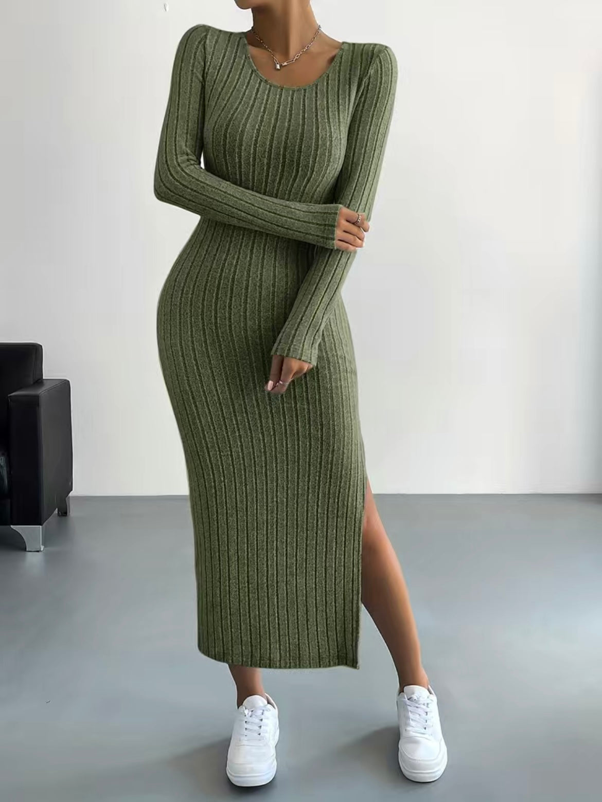 Ottawa - Robe Côtelée de Qualité Supérieure