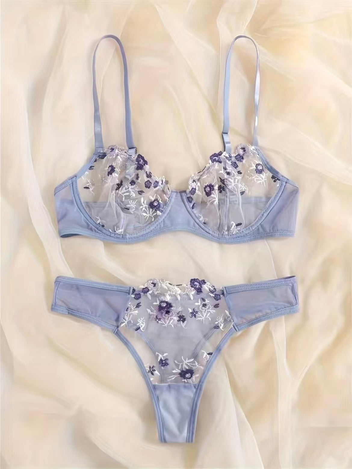 Mexico - Ensemble de Lingerie en Transparence