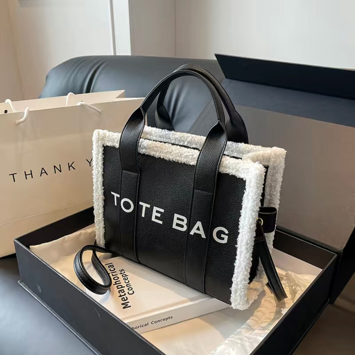 Brussels - Sac Cabas en Cuir Supérieur Vegan