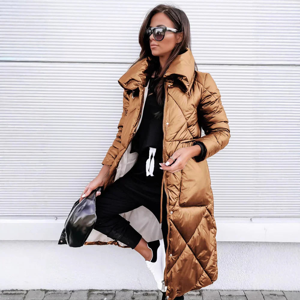 Dina - Longue Doudoune Thermique Tendance
