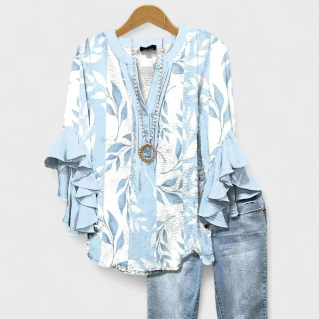 Virelina - Elegantná Bavlnená Blúzka (Darček Slim Džínsy)