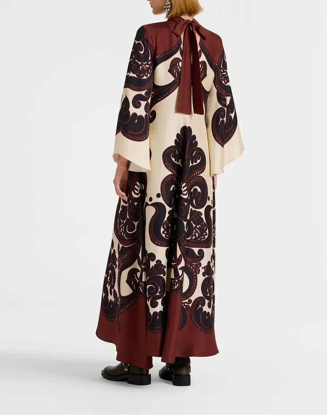 Giuseppa - Luksuriøs Delikat Maxikjole i Satin