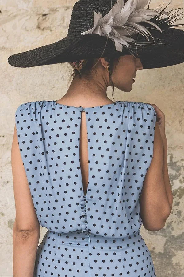 Carlota - Robe Midi Rétro Chic de Qualité Supérieure