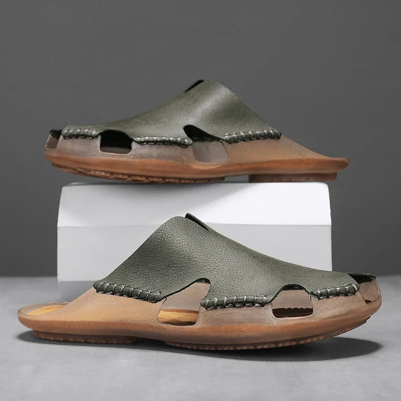 Rutger - Åndbare Håndlavede Sandaler i Ægte Læder