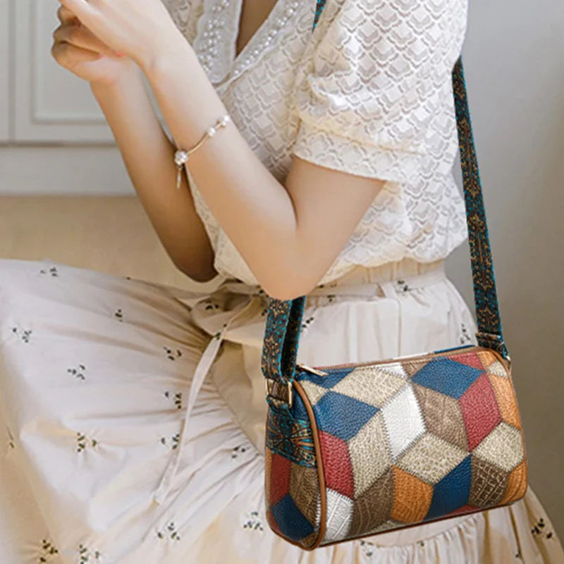 Phoebe - Elegant Håndlavet Læder Crossbody Taske