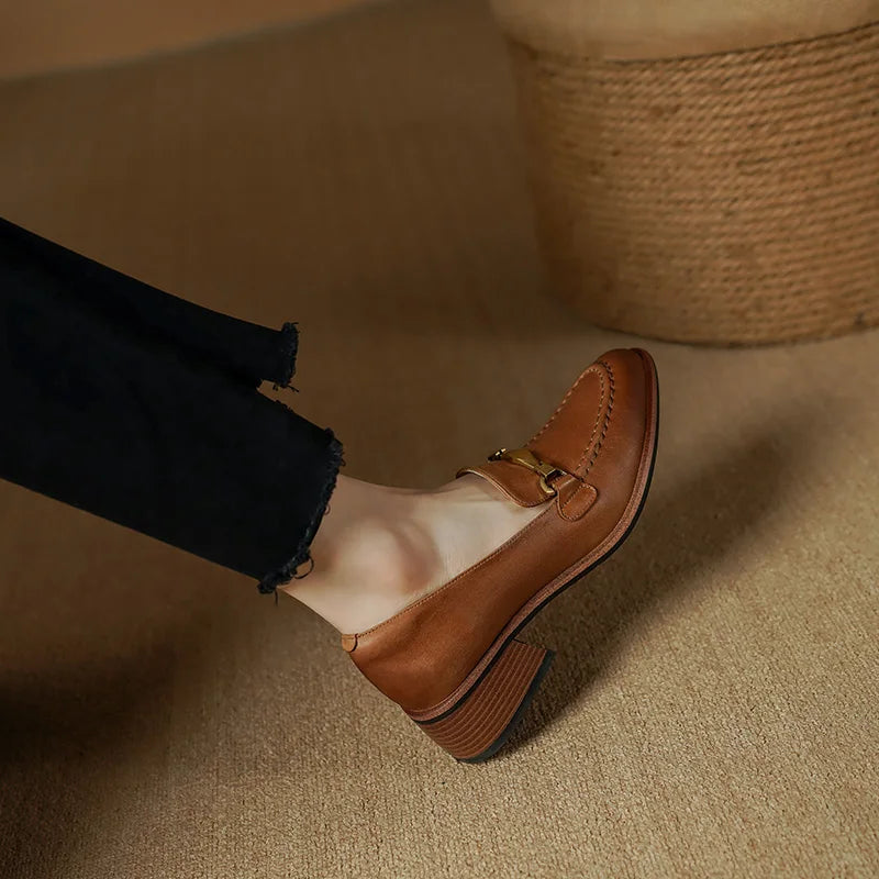 Marjory - Štýlové Mokasíny z Pravej Kože